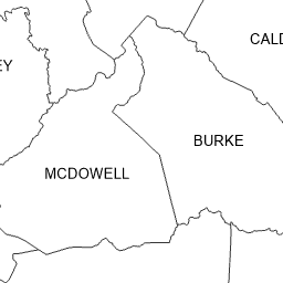 Jackson County, NC Basemap